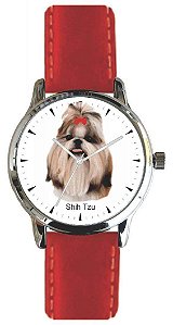 Relógio Feminino Canine Time Shih Tzu