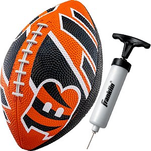 Bolas de Futebol Americano das Equipes da NFL da Franklin Sports - Bolas de Futebol Americano de Borracha para Jovens de todas as Equipes da NFL - Bola de Futebol Júnior para Crianças de 8.5