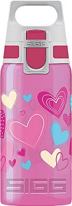 Squeeze SIGG - Garrafa de Água Infantil para Escola, Esportes - VIVA ONE - Feita na Alemanha - Segura para Lava-louças - Bebidas Gaseificadas - 17 Oz