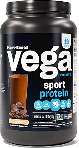 Pó de proteína esportiva premium de mocha da Vega, vegano, sem OGM, sem glúten, à base de plantas, certificado pela NSF para esportes, 28,6 oz