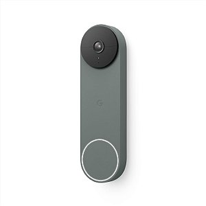 Campainha Google Nest (Bateria) - Campainha de Vídeo Sem Fio - Campainha de Vídeo 720p - Ivy, 1 unidade (pacote com 1)