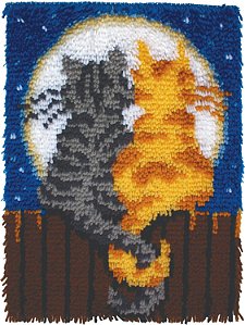 Fio de gancho de trava Wonderart, Lua Meow Fio de Gancho de Trava Wonderart, Lua Meow