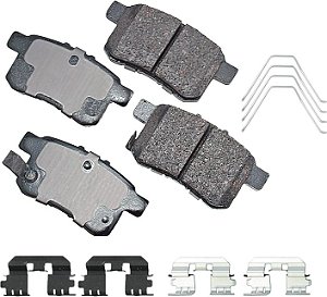 Akebono-ACT1336A Pastilhas de Freio Traseiras de Disco Ultra-Premium Cerâmicas