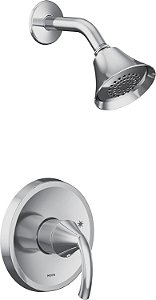 Kit de Acabamento para Chuveiro de 1 Alavanca Moen Glyde Chrome M-CORE 2-Series, Válvula Necessária, UT2742EP