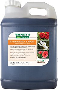 Monty's Plant Food Company 502323 32 oz Fertilizante Premium Vantage Root Bloom para Plantas
