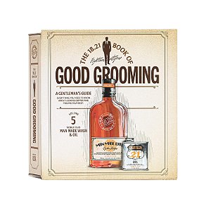 Livro de Boas Maneiras de Grooming para Homens 18.21 Man Made Conjunto de Presente