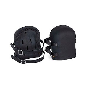 Joelheiras de proteção Sellstrom KneePro para telhados com acolchoamento de espuma de alta resistência - Preto - Tamanho adulto universal - S96350