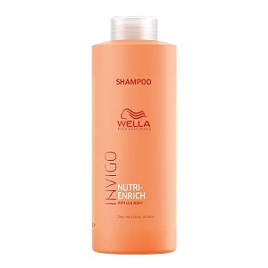 WELLA PROFESSIONALS Invigo Nutri-Enrich Shampoo, Shampoo Profissional Nutritivo Profundo para Cabelos Secos e Danificados, 33,8 onças fluidas