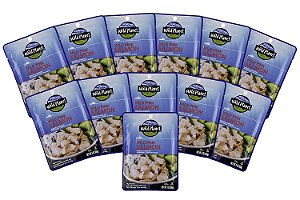 Planeta Selvagem Salmão Rosa Selvagem, Pouch, 3 Onças, 12 Unidades