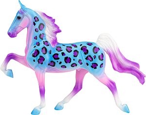 Cavalo Breyer Freedom Series década de 90 Decorator Colt | Brinquedo de Cavalo | Edição Especial | 9,75 x 7 | Escala 1:12 | Modelo #62221, Azul