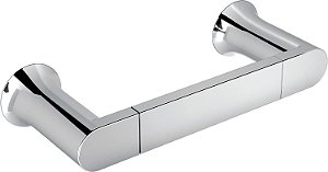 Barra de toalha de mão de 6,8 polegadas de comprimento, moderna, cromada Moen Genta LX para banheiro ou cozinha, BH3886CH