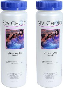 Aumentador de pH para Spas e Banheiras quentes, 1 libra, pacote com 2