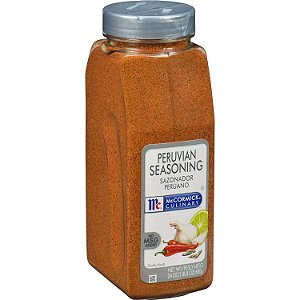 Tempero Peruano McCormick Culinary, 24 oz - Um recipiente de 24 onças de especiarias peruanas, perfeito para temperar cordeiro, tigelas de frango, bananas-da-terra, vegetais assados e muito mais.