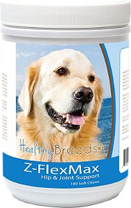 Suporte para Quadril e Articulações para Cães Golden Retriever Z-Flex Max de Raças Saudáveis 180 Unidades