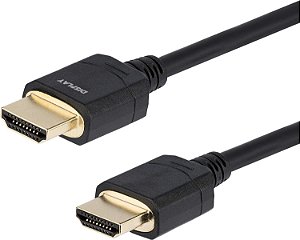 Cabo de Fibra Ótica HDMI StarTech.com de 100ft (30,5m), Cabo HDMI de Alta Velocidade 4K 60Hz, Cabo HDMI Ultra HD 4K/Cabo, Cabo Certificado Premium, Cabo HDMI AOC At