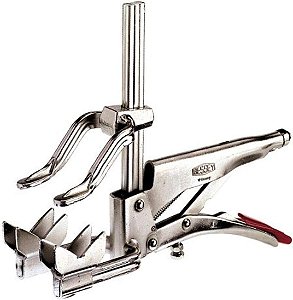 Alicate prendedor e grampo para tubos Bessey - Capacidade de mandíbula de 4,5 polegadas - Profundidade de garganta de 2,75 polegadas - SG24-PC - Aplicável para aperto geral, fabricação de