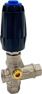 Annovi Reverberi VRT3-250H Unloader, Mola Azul, 3650 PSI, 10.5 GPM, Botão de Ajuste, Niquelado