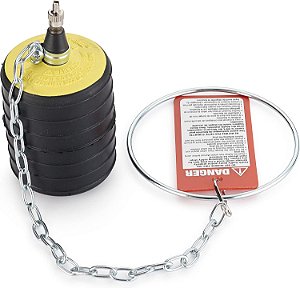 Tampa de Bola de Teste Multi-Tamanho Cherne 276348, Preta, 3 pol. - 4 pol.
