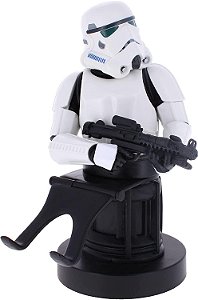 Exquisite Gaming: O Mandaloriano: Stormtrooper Imperial - Suporte de Celular e Controle para Jogos de Star Wars, Suporte de Dispositivo, Cable Guys, Figura Licenciada.