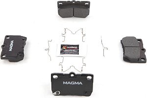 Pastilhas de freio cerâmicas MAGMA Premium PMD1113C, Traseiras