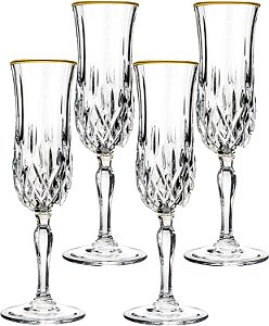 Lorren Home Trends LG6002 Flauta, Grande Dourada