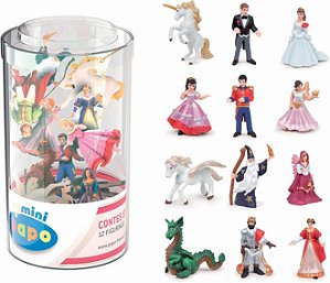 Mini Brinquedo Contadores de Histórias e Lendas em Mini Tubetes, 12 pcs