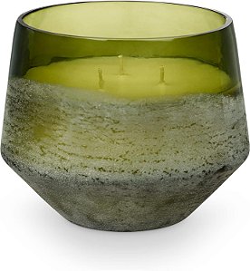 Vela Grande de Vidro do Báltico ILLUME, Bálsamo e Cedro