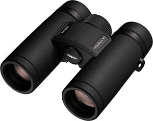 Binóculo Nikon Monarch M7 8x30 | À prova d'água, anti-embaçante, com revestimento de borracha e vidro ED, campo de visão amplo, dioptria bloqueável e modelo oficial limitado da Nikon USA.