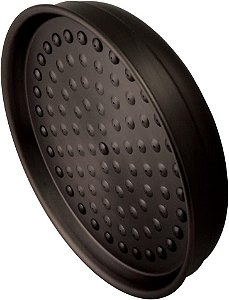 Kingston Brass K124A5 Chuveiro de Chuva Vitoriano Raindrop, Bronze Esmaltado a Óleo, 8 Polegadas