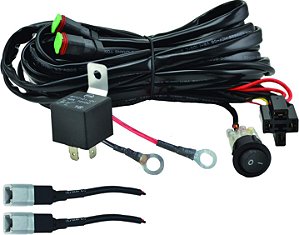 HELLA 357211011 ValueFit - Chicote de Fiação para Duas Luzes, Preto