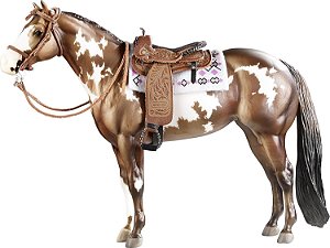 Breyer Tradicional Cimarron Sela de Prazer Ocidental (Escala 1:9), 6.5L x 7.875H H