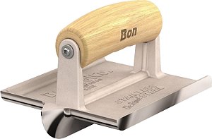 Bon 89-304 Canaleta de Concreto em Aço Inoxidável Fundido 6 pol. x 4,5 pol., Profundidade da Broca de 3/4 pol. x Largura da Broca de 7/8 pol. com Cab