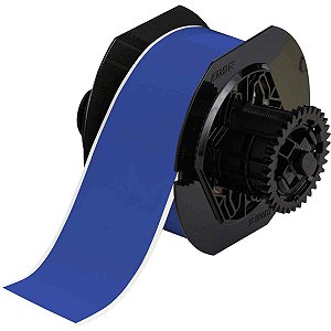 Brady B30C-2250-595-BL 100' Comprimento x 2.250 Largura, Vinil B-595, Fita Interna/Externa BBP31 Azul