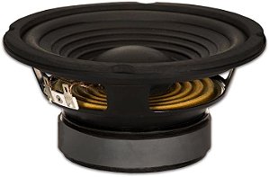 Alto-falante substituto Goldwood Sound GW-206/8 OEM 6,5 Woofer 180 Watts 8ohm, preto