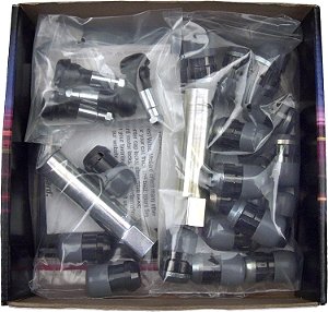 Kit de Instalação de Roda SplineDrive Preta MCGARD 65554BK (Tamanho de Rosca M12 x 1.25) - para Rodas de 5 Furos.