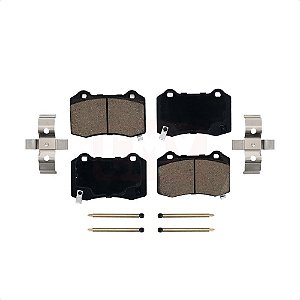 Pastilhas de freio a disco traseiro de cerâmica CMX-D1053 para Jeep Grand Cherokee Dodge Charger Chevrolet Camaro Chrysler 300 Cadillac Challenger CTS Durango Tesla STS X S Magnum SS.