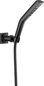 Chuveirinho de mão Delta Faucet 55799-BL H2Okinetic 3 ajustes para parede, preto fosco