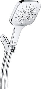 Chuveiro manual GROHE 26605000 Rainshower SmartActive-3 Jatos, 1,75 gpm, Cromado Starlight