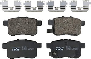 Conjunto de pastilhas de freio a disco TRW Pro TRC1336 para Honda Accord 2008-2009, traseiro, e outras aplicações