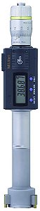 Micrômetro Interno Mitutoyo 468-163 Digimatic Holtest com Display LCD, Três Pontos, Faixa de 10-12mm, Graduação de 0.001mm, Precisão de +/-0.002mm