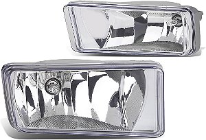 DNA MOTORING FL-ZTL-111-CH Luz de neblina dianteira do para-choque dianteiro (lado do motorista e passageiro) [Compatível com Escalade 07-08 / Avalanche 07-13 / Silverado 07-15