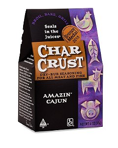Tempero para Assar Char Crust, Amazin' Cajun, 4 onças (Conjunto de 6)