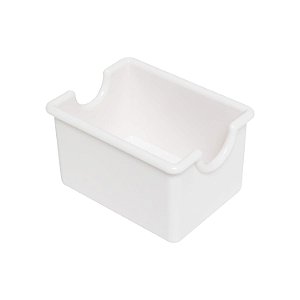 Thunder Group PLSP032WT Suporte para Pacote de Açúcar, Retangular, Plástico, Branco, Caixa com 24 unidades/2 dúzias por caixa