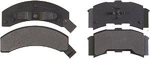 Conjunto de pastilhas de freio de disco semimetálicas de qualidade profissional Raybestos PGD261M