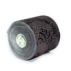 Fita Dynamic Tape 081578475, Tatuagem Preto, 3 x 16.4', Pacote com 4