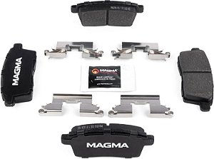 Pastilhas de freio semimetálicas traseiras MAGMA Premium PMD1259M