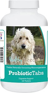 Comprimidos Probióticos para Goldendoodle, 120 unidades da Healthy Breeds