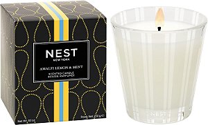 VELAS CLÁSSICAS COM AROMA DE LIMÃO E HORTELÃ DA NEST Fragrances, 8 Onças