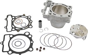 Kit de cilindro de volume padrão de alta compressão Cylinder Works CW30016K01HC Compatível/Substituição Para Kawasaki KX 250 F 2020 14.9:1 Taxa de Compressão, Diâmetro do Cilindro de