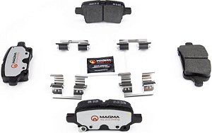 Pastilhas de Freio Cerâmicas MAGMA Pro-Series PSD1915C, Traseiras